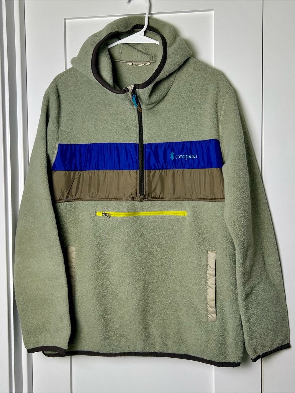 Cotopaxi Teca Fleece Hooded Half-Zip Pullover Jacket Men’s L Colorblock